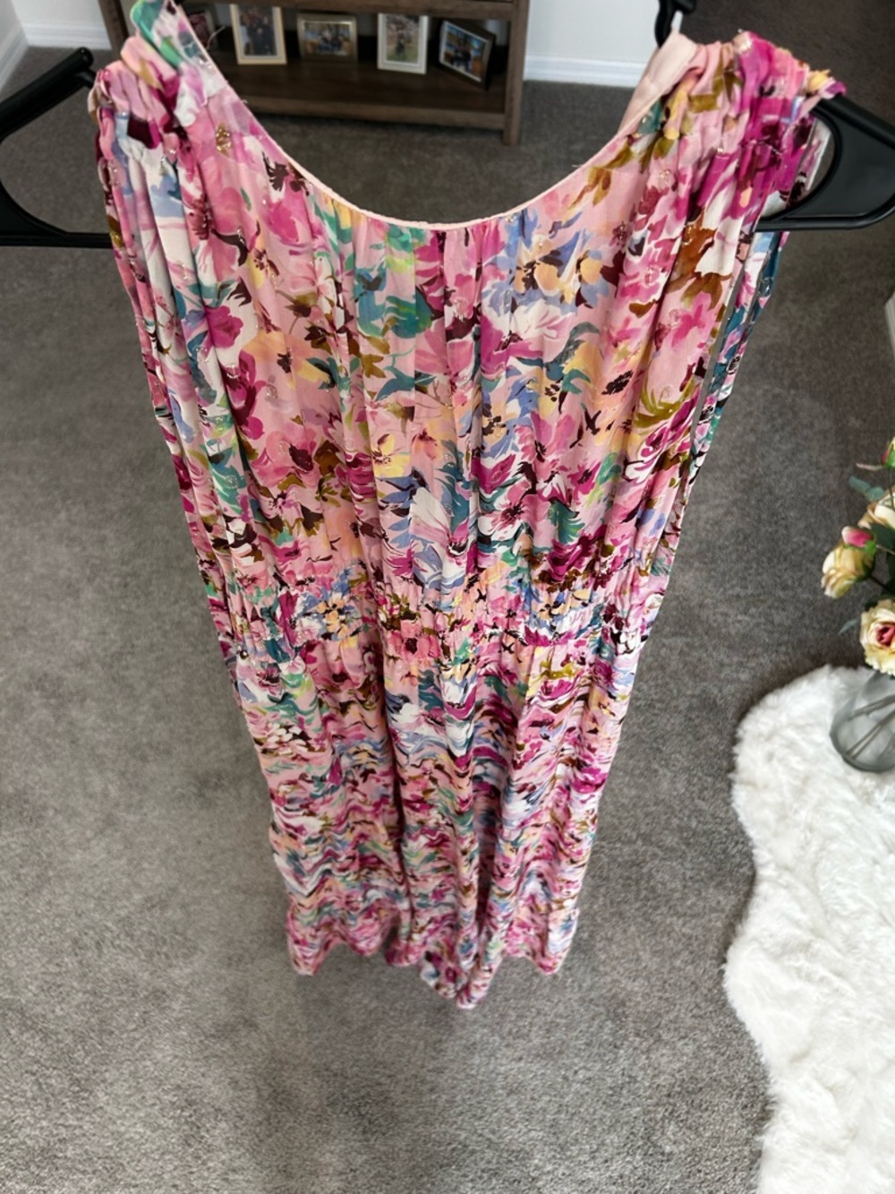 Shoshanna Zahra Neon Floral Gown - Picture 13 of 14
